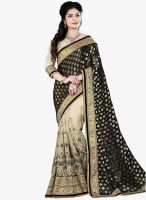 Xclusive Chhabra Black Embroidered Saree