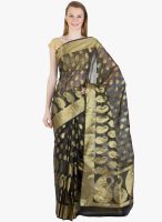 Xclusive Chhabra Black Printed Saree