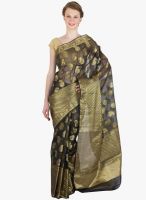 Xclusive Chhabra Black Printed Saree