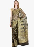 Xclusive Chhabra Black Printed Saree