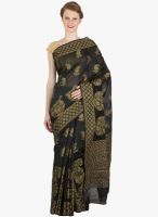 Xclusive Chhabra Black Printed Saree