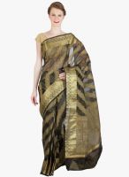 Xclusive Chhabra Black Printed Saree