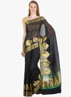 Xclusive Chhabra Black Printed Saree