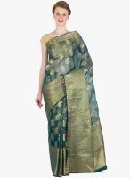 Xclusive Chhabra Green Printed Saree