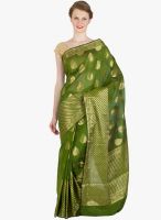 Xclusive Chhabra Green Printed Saree