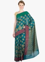 Xclusive Chhabra Green Printed Saree