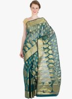 Xclusive Chhabra Green Printed Saree