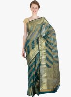 Xclusive Chhabra Green Printed Saree