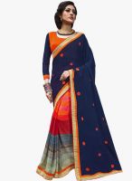 Xclusive Chhabra Multicolouredcolor Embellished Saree