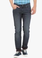 Basics Blue Washed Skinny Fit Jeans