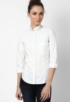 Chemistry Full Sleeve White Shirt