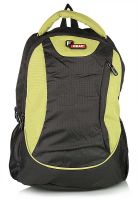 F GEAR 15 Inches Marine Black/Green Laptop Backpack