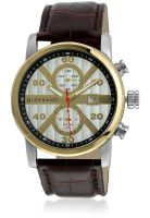 Giordano 1575-05 Brown/White Chronograph Watch