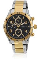 Giordano A1003-33 Golden/Blue Chronograph Watch