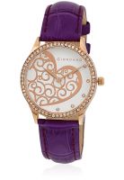 Giordano A2009-07 Purple/White Analog Watch