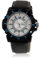 Maxima 31231Lpgw Black/White Analog Watch