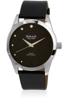Omax Ts-325 Black/Black Analog Watch