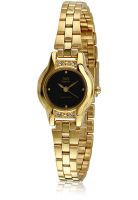 Q&Q S029-002Y Gold/Black Analog Watch