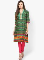 Shree Green Printed Kurta