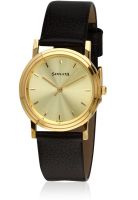 Sonata ND1141YL03 Brown/Champagne Analog Watch