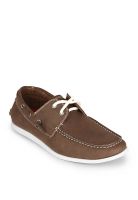 Steve Madden M-Gameon Brown Boat Shoes