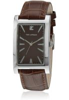 Ted Lapidus 5115302 Brown Analog Watch