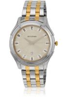 Titan Ne1558Bm04 Silver Analog Watch