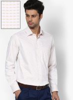 Van Heusen Beige Regular Fit Formal Shirt