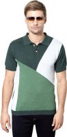 Allen Solly Solid Men's Polo Neck Green T-Shirt