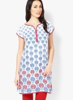 Aurelia Blue Printed Kurtis