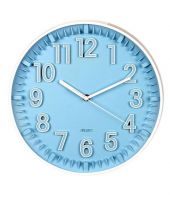 Basement Bazaar Attractive Blue Wall Clock 12 Inches