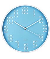 Basement Bazaar Refreshing Blue Wall Clock 12 Inches