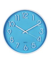 Basement Bazaar Tube Blue Wall Clock 12 Inches