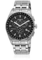 Cerruti Cra001A221G Silver/Black Chronograph Watch