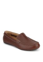 Clarks Marcos Flow Brown Moccasins