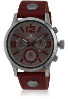 Daniel Klein Dk10145-6 Red/Grey Analog Watch