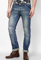 FREECULTR Navy Blue Slim Fit Jeans