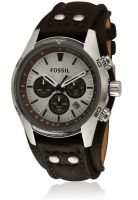 Fossil Ch2565 Brown/White Chronograph Watch