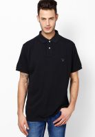 Gant Black Polo T-Shirt