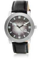 Gio Collection Gio G0005-01 Black / Silver Analog Watch