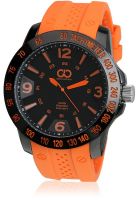 Gio Collection Su-1545-Oror Orange/Black Analog Watch