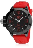Gio Collection Su-1556-Bkrd Red/Black Analog Watch