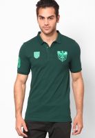 Giordano Green Solid Polo T-Shirts