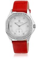 Klaus Kobec Avery Kk-10023-02 Red/White Analog Watch