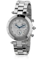 Klaus Kobec Kk-10012-01 Silver/Silver Chronograph Watch