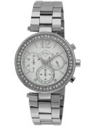 Lee Cooper Lc-1309Lss Silver/White Chronograph Watch
