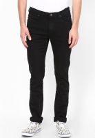 Lee Jet Black Skinny Fit Jeans (Bruce)