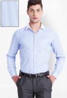 Mark Taylor Blue Slim Fit Formal Shirt