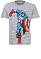 Marvel Grey Milange T-Shirt