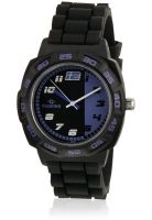 Maxima Avant Garde E-28822Ppgwd Black/Two Tone Analog Watch